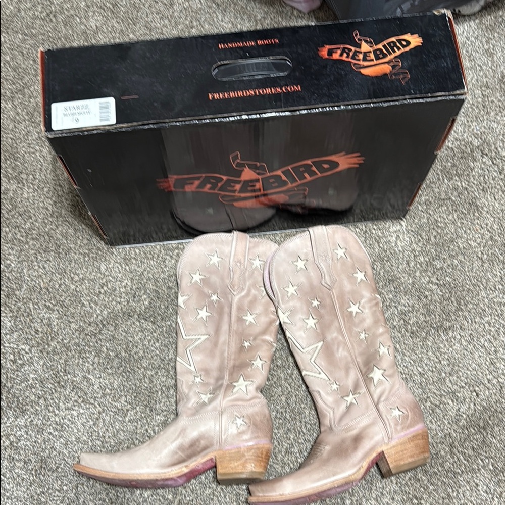 Freebird Star Embellished Cowboy Boots